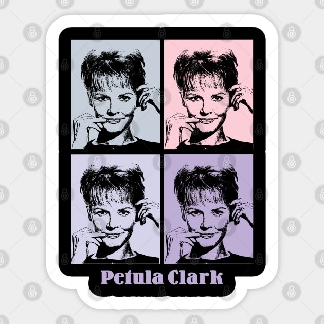 Petula Clark Pop Art Sticker by KERIKIL